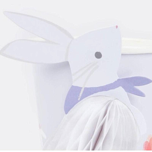 Стаканы Мери Мери (Meri Meri) "Объемные кролики", 8 шт